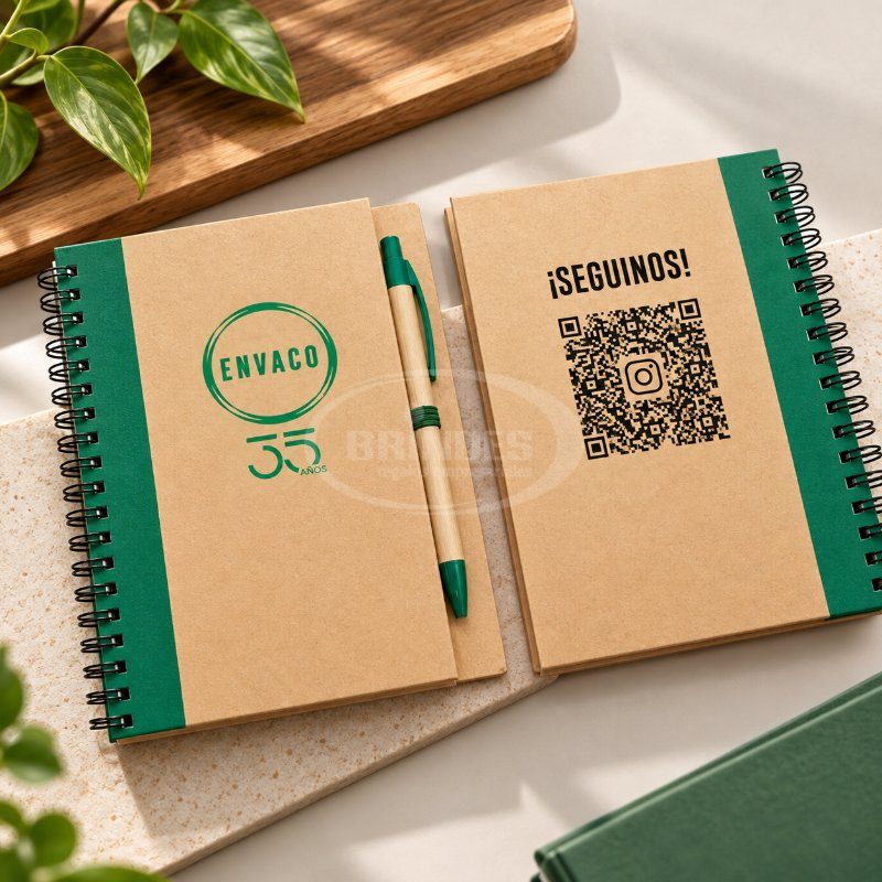 Bloc de Notas Personalizado con Serigrafía para Envaco