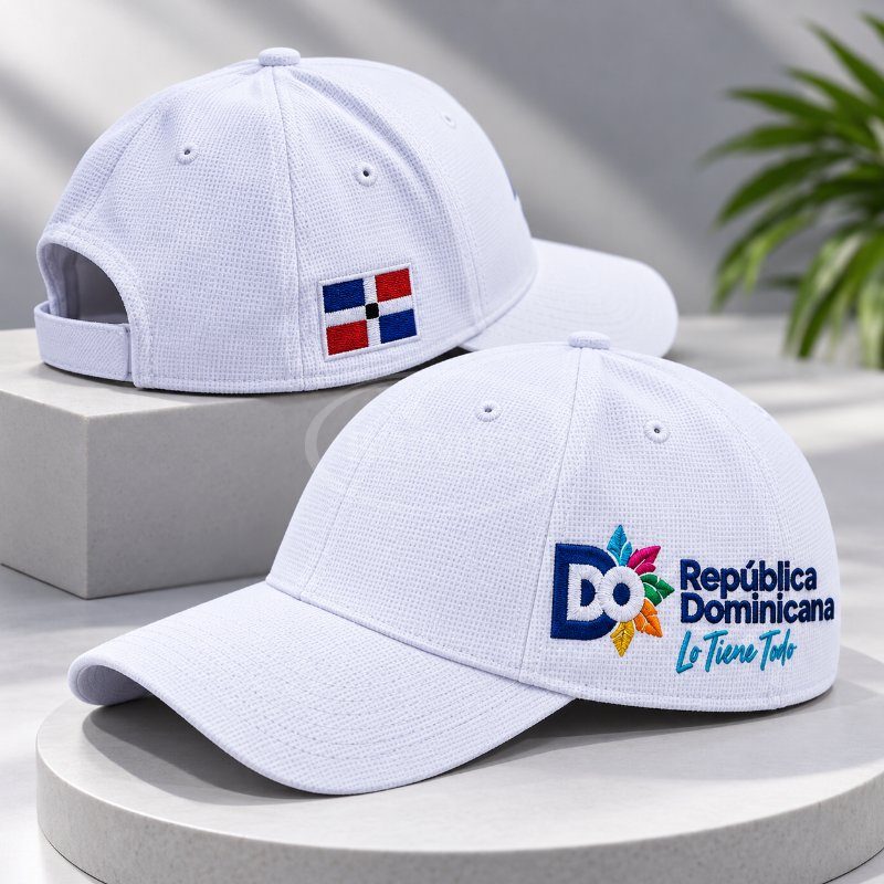 Kepis Bordados para Evento Deportivo para Embajada de Costa Rica