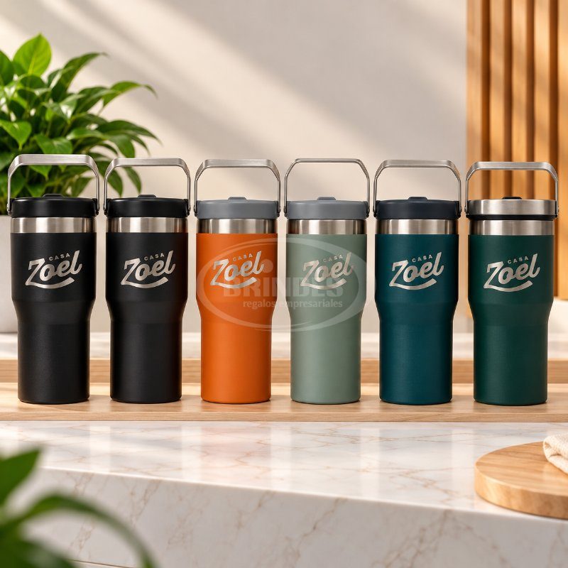 Vaso Térmico Personalizado con Grabado Láser para Casa Zoel
