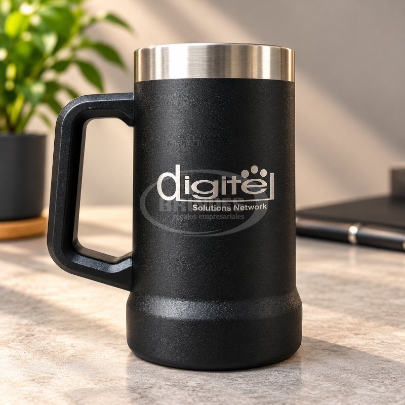 Vasos Térmicos con Grabado Láser para Digitel Solutions Network