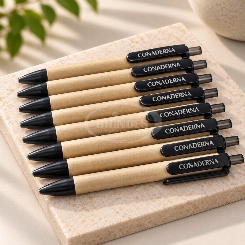Bolígrafos personalizados con Grabado Láser para Conaderna